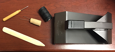 Book binding tools